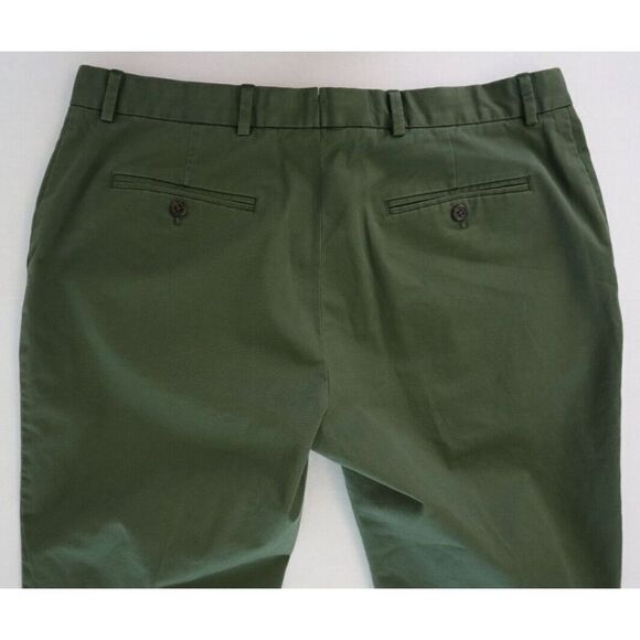 Polo Ralph Lauren Men's 38x34 New Army Olive Green Stretch Chino Suit Pants $148 - Picture 5 of 11